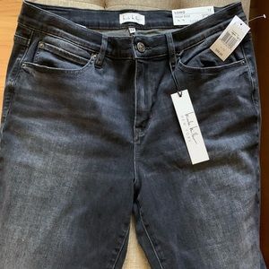 COPY - NWT gray Nicole Miller jeans w/ laces on a…